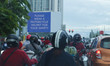 © Vasin - Group of motorbike rider stop at red light and everyone wear helmet for safety.