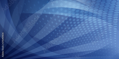 Abstract background of dots and intersecting lines in blue colors