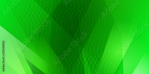 Abstract background of dots and intersecting lines in green colors