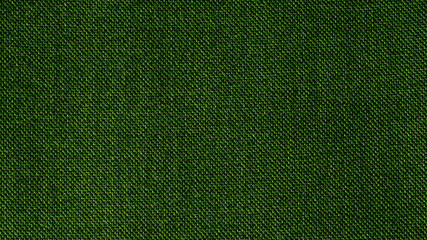 Wall Mural - Dark green woven fabric texture background. Closeup