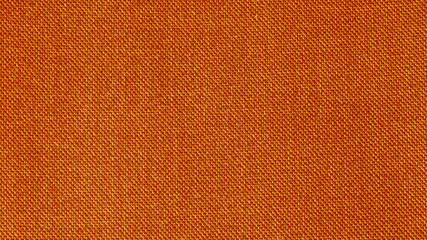 Wall Mural - Orange woven fabric texture. Textile background. Closeup