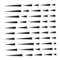 Leinwandbilder - dynamic dashed, segmented lines pattern. irregular stripes. straight parallel streaks, strips design. chunks, pieces, fraction of lines