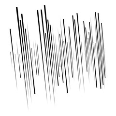 Fototapete - dynamic vertical parallel lines, stripes pattern. straight streaks, strips element. linear, lineal pattern. line half-tone element