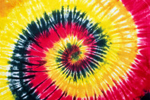Spiral Colorful Tie Dye Pattern Abstract Background.