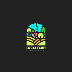 Poster - Local farm logo