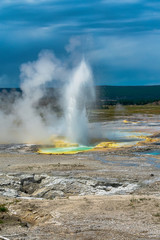 Clepsydra Geyser, Yellowstone National Park