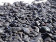 Runde Steine am Strand von La Gomera, Kanaren