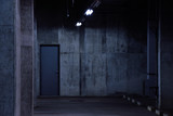Fototapeta  - Steel door of underground facilities.