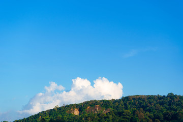 Blue sky and clouds