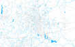 Rich detailed vector map of Longview, Texas, USA