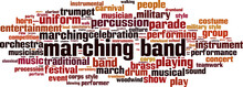 Marching Band Word Cloud