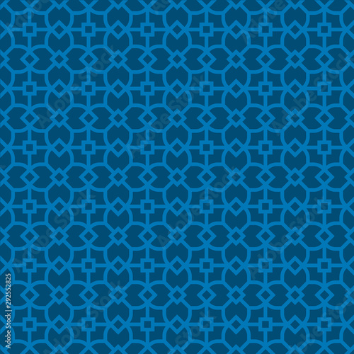 Seamless islamic jaulosie in flat and geometric style.