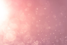Abstract Pink Bokeh Defocus Glitter Blur Background.