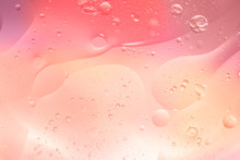 Abstract Pink Water Bubbles Background