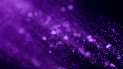Wall Mural - abstract purple bokeh defocus glitter blur background.