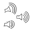 © devitaayu - doodle Audio Icons music volume sound set vector