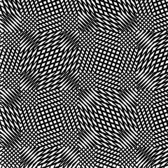 Aufkleber - Warp, free-form reticular array, matrix of  lines. Complex geometric net, web cellular pattern, cellular background. Free-form, amorphous grating, lattice stucture of interlocking, intersecting lines
