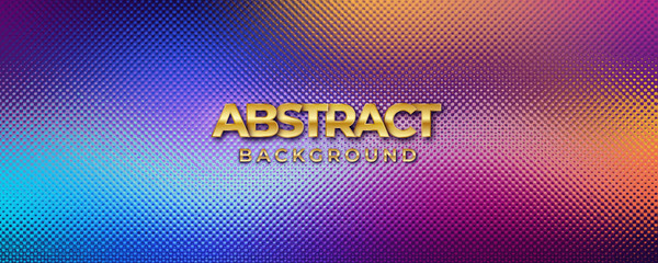 Wall Mural - colorful background design with 3d style. modern abstract textured background with golden text. eps1