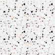 Terrazzo seamless pattern. Pastel colors background.