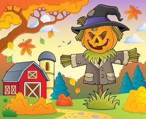 Wall Mural - Scarecrow topic image 2