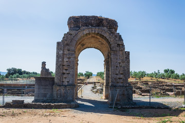 Wall Mural - Roman Ruins of Caparra (Extremadura, Spain)