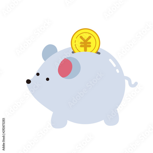 ねずみ 貯金箱 ねずみ年 イラスト Buy This Stock Vector And Explore Similar Vectors At Adobe Stock Adobe Stock