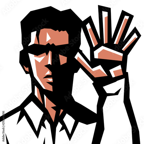 ビジネスマン サラリーマン 男 シャツ 上半身 表情 シンプル Acheter Ce Vecteur Libre De Droit Et Decouvrir Des Vecteurs Similaires Sur Adobe Stock Adobe Stock