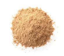 Top View Of Ground Dry Ginger Powder