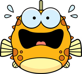 Sticker - Scared Little Blowfish