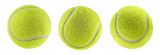 Fototapeta Na ścianę - tennis ball isolated white background - photography