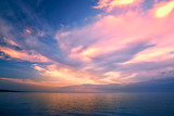 Fototapeta  - sunset over the sea