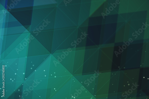 Abstract blue crystal wallpaper