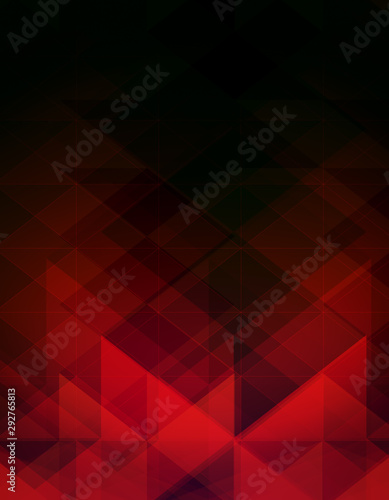 Abstract red crystal background
