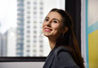 © Somchai - Business woman in suit with happy beautiful smiling