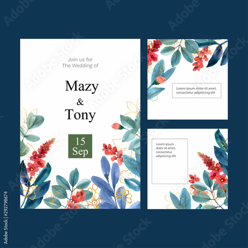 vectors, wedding card for design