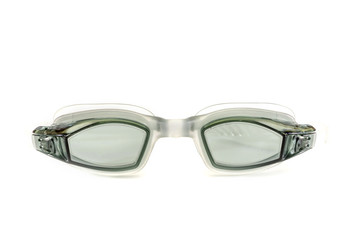 goggles for swimming on a white background.