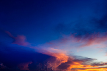 Wall Mural - sky with clouds