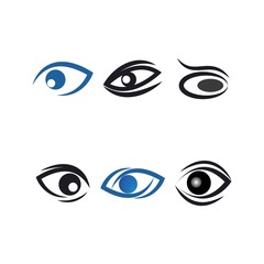 Wall Mural - Eye care logo