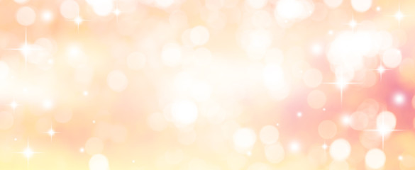 Wall Mural - abstract blur soft gradient bronze color background with star glittering light for show,promote and 