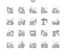 Special Machinery Well-crafted Pixel Perfect Vector Thin Line Icons 30 2x Grid For Web Graphics And Apps. Simple Minimal Pictogram