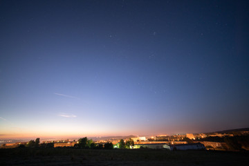 Wall Mural - Night sky panorama