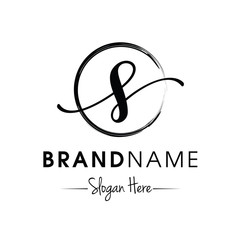 Monogram / Initial S for jewellery logo design inspiration vector