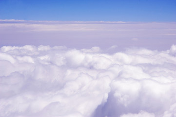 Super big clouds and sky in nature