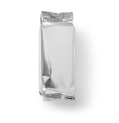 Sticker - blank silver product packaging