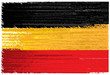 Germany vector grunge flag isolated on white background. Abstract flag.