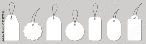 Fotografía Price tag collection. Paper labels set. Vector