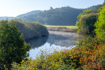 Landschaftan der „Rota Vicentina“ (Historischer Weg, Fischerweg) im Süden von Portugal 