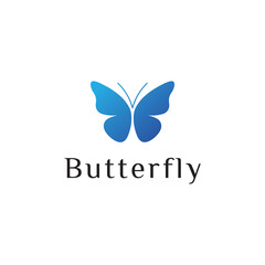 Wall Mural - beautiful butterfly for the logo concept