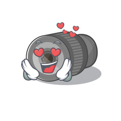 Poster - In love zoom lens cartoon shape in character