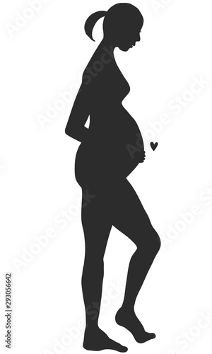 A Silhouette Of A Pregnant Woman Lifting One Leg Up 妊婦シルエット 片足上げ Stock Vector Adobe Stock A Silhouette Of A Pregnant Woman Lifting One Leg Up 妊婦シルエット 片足上げ Stock Vector Adobe Stock